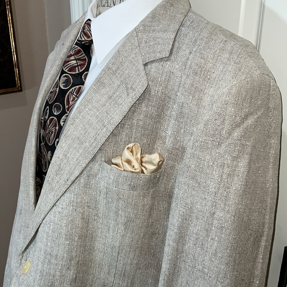 English Manor 🇬🇧 Lightweight Linen Blazer in Excellent Condition - Picture 4 of 14